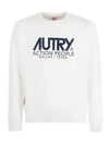 Logo Action People Sweatshirt White - AUTRY - BALAAN 2