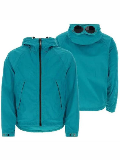 Men's Chrome-R Goggles Hooded Jacket Blue - CP COMPANY - BALAAN 2