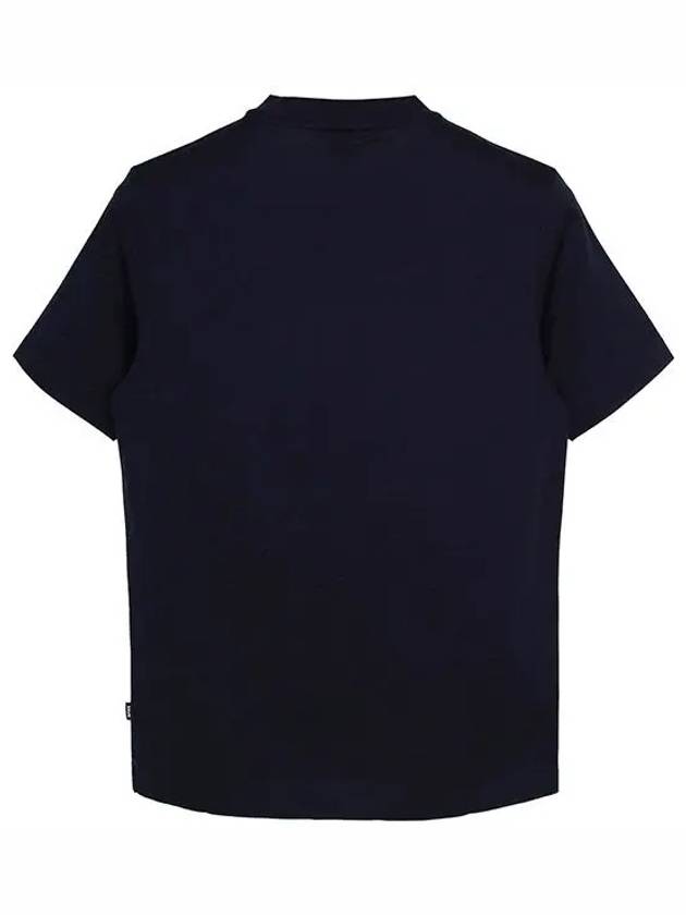 Logo Cotton Short Sleeve T-shirt Navy - HUGO BOSS - BALAAN 3