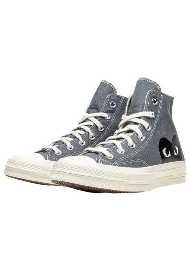 Play New Big Heart Chuck 70 High Low Top Sneakers P1 K122 1 Grey - COMME DES GARCONS - BALAAN 2