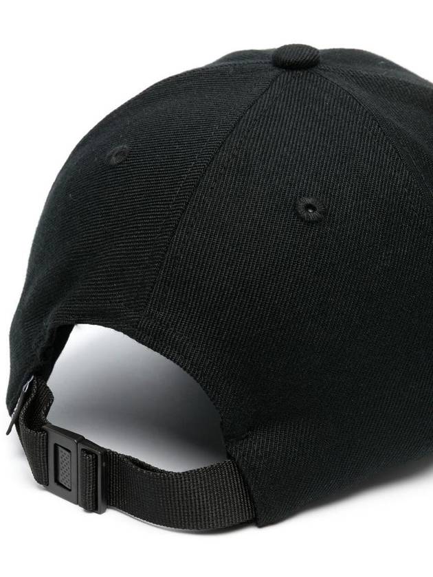 Wrap 6 Panel Ball Cap Black - STONE ISLAND - BALAAN 3