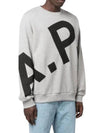 Cory Big Logo Cotton Sweatshirt Grey - A.P.C. - BALAAN 2