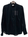 Gamble Organic Cotton Shirt Black - ISABEL MARANT ETOILE - BALAAN 3