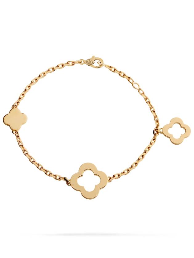 Byzantine Alhambra 3 Motif Bracelet Gold - VANCLEEFARPELS - BALAAN 2