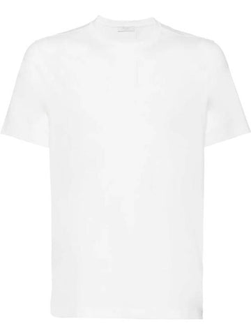 Prada Classic Fitted T-Shirt White - PRADA - BALAAN 1