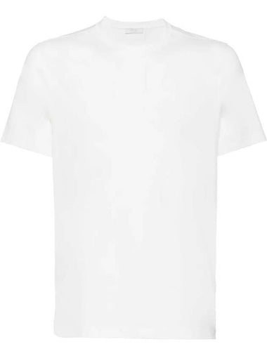 Prada Classic Fitted T-Shirt White - PRADA - BALAAN 1