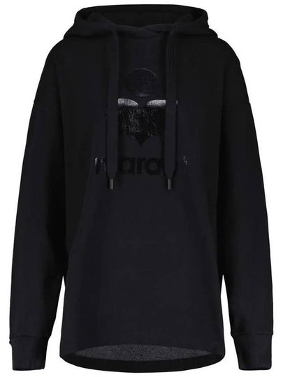 Marly Logo Hoodie Black - ISABEL MARANT - BALAAN 2