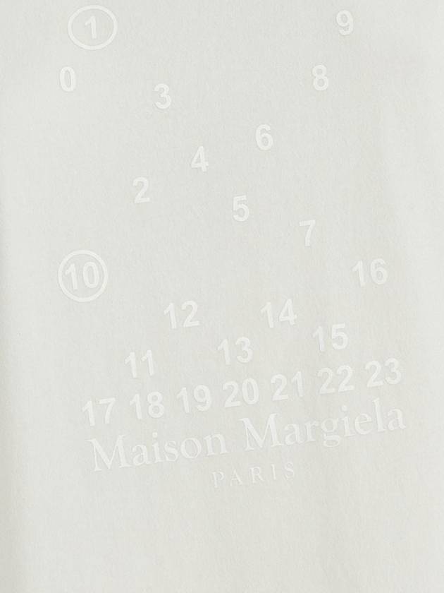 Women's Numeric Logo Short Sleeve T-Shirt Offwhite - MAISON MARGIELA - BALAAN 4