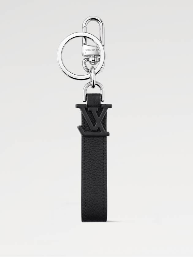 LV Aerogram Key Holder Bag Charm Black - LOUIS VUITTON - BALAAN 3