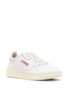 Medalist Leather Low Top Sneakers White - AUTRY - BALAAN 5