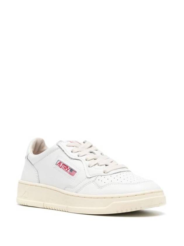 Medalist Leather Low Top Sneakers White - AUTRY - BALAAN 5