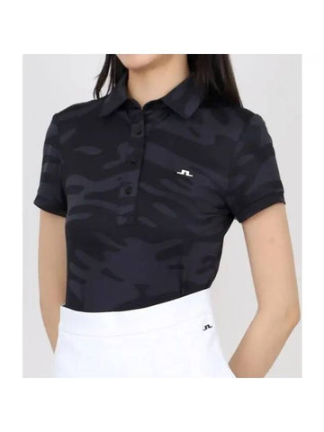 Golf Alaya Jacquard Polo GWJT09013 W080 Women's Alaya Jacquard Polo - J.LINDEBERG - BALAAN 1