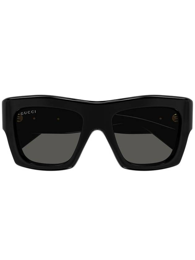 24SS Sunglasses GG1772S 001 BLACK BLACK GRAY - GUCCI - BALAAN 2