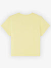 Baby Fox Patch Baby Short Sleeve T-Shirt Chalk Yellow - MAISON KITSUNE - BALAAN 3