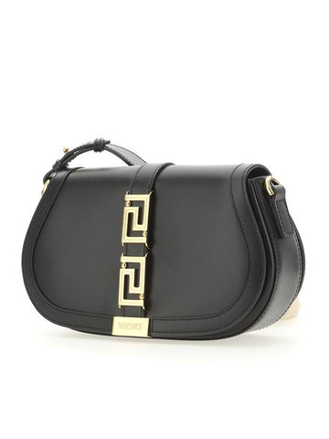 Greca Goddess Cross Shoulder Bag Black - VERSACE - BALAAN 1