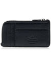 Logo Plaque Zipped Card Wallet Black - VIVIENNE WESTWOOD - BALAAN 4