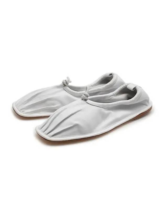 Puntera Leather Flats White - HEREU - BALAAN 3