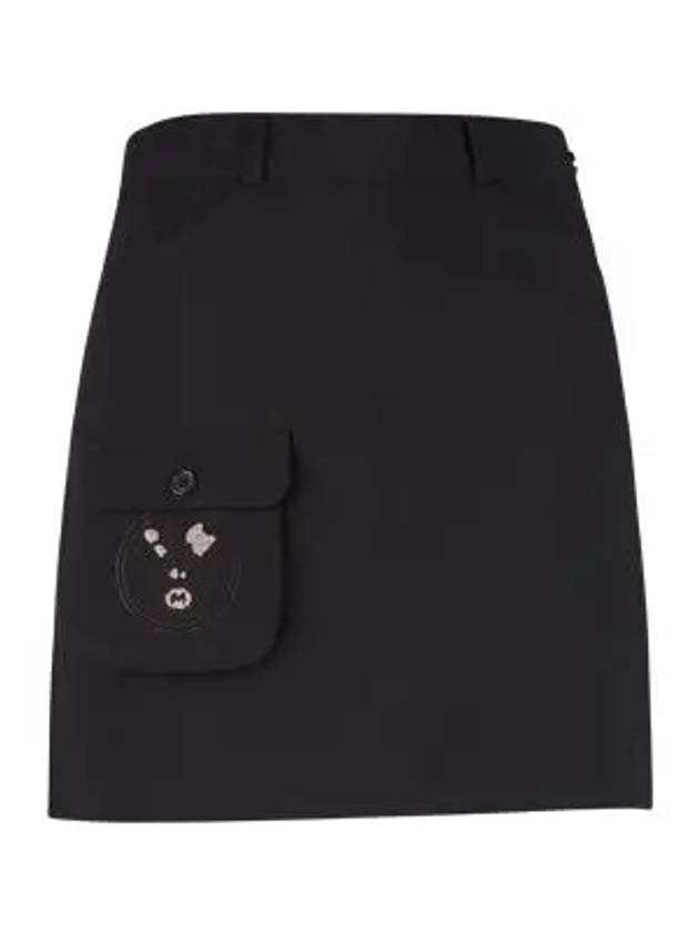 Women s Cute Pocket Back Pleated Culottes Skirt BMU4A128W - LUX GOLF - BALAAN 3