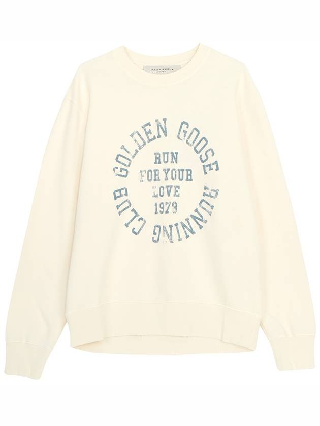 Cotton Journey Sweatshirt Ivory - GOLDEN GOOSE - BALAAN 2