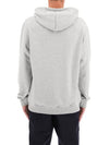 Item H Small Logo Cotton Hoodie Grey - A.P.C. - BALAAN 4