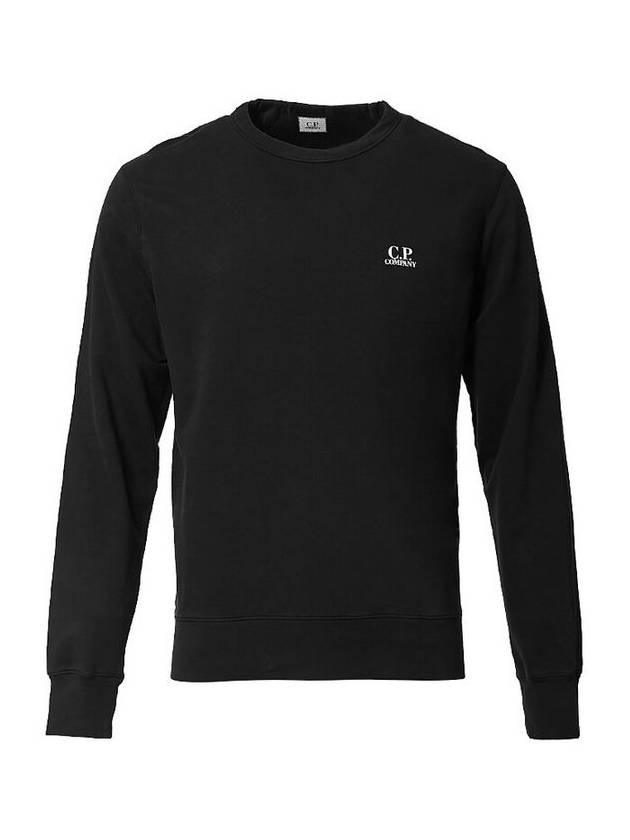 11Th Anniversary Logo Crew Neck Sweatshirt Black - CP COMPANY - BALAAN 1