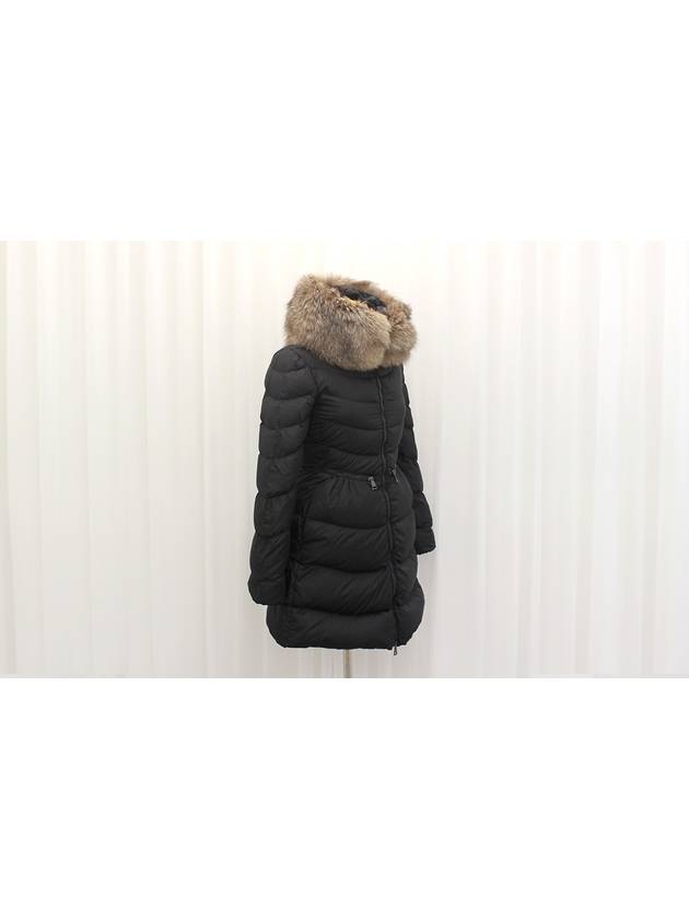 Myrielon fur women s long padding black size 00 - MONCLER - BALAAN 3