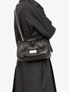 Glam Slam Flap Medium Shoulder Bag Black - MAISON MARGIELA - BALAAN 6