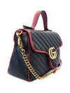 Women s 498110 Marmont Small Top Handle Tote Bag - GUCCI - BALAAN 3