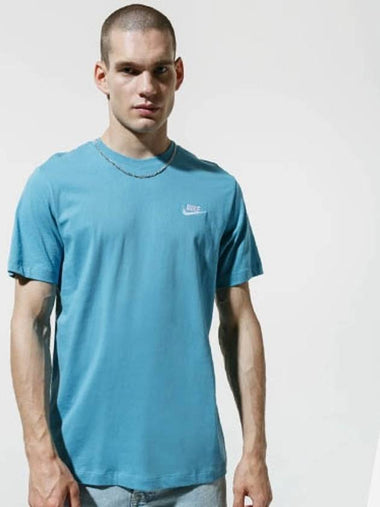 01AR4997424Club tshirtCerulean blue - NIKE - BALAAN 1