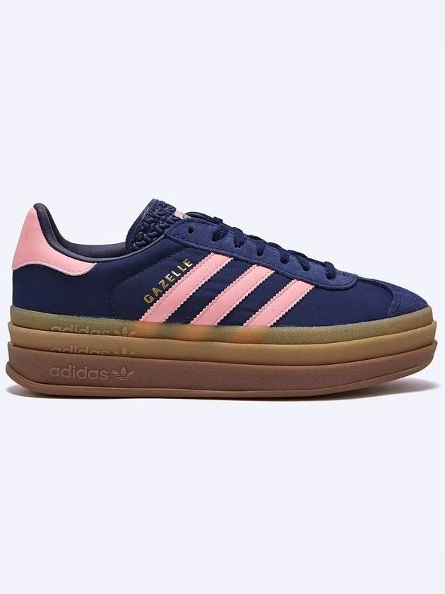 Gazelle Bold Low Top Sneakers Dark Blue - ADIDAS - BALAAN 3