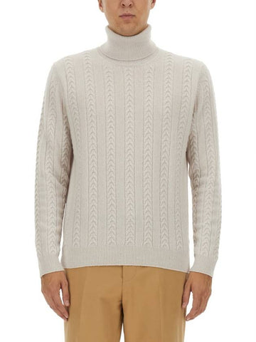 WOOL AND CASHMERE SWEATER - HUGO BOSS - BALAAN 1