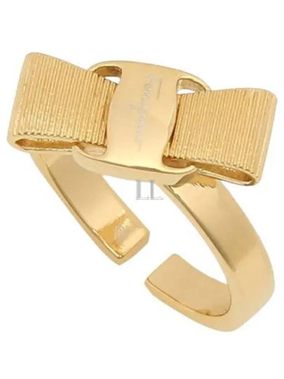 Vara Bow Polished Ring Gold - SALVATORE FERRAGAMO - BALAAN 2