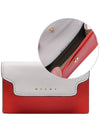 Logo Color Block Saffiano Card Wallet White - MARNI - BALAAN 2