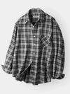 Forest Memory Check Shirt Black - INDUST - BALAAN 8