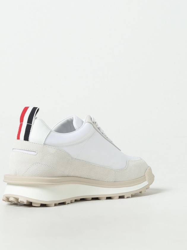 Eco Nylon Alumni Low Top Sneakers White - THOM BROWNE - BALAAN 4