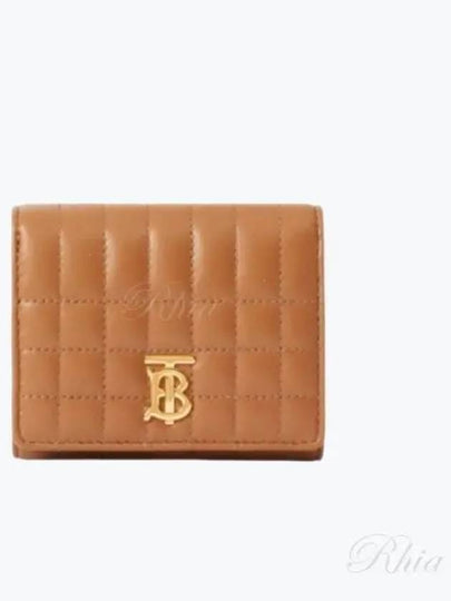 Quilted Leather Small Lola Half Wallet Brown - BURBERRY - BALAAN 2