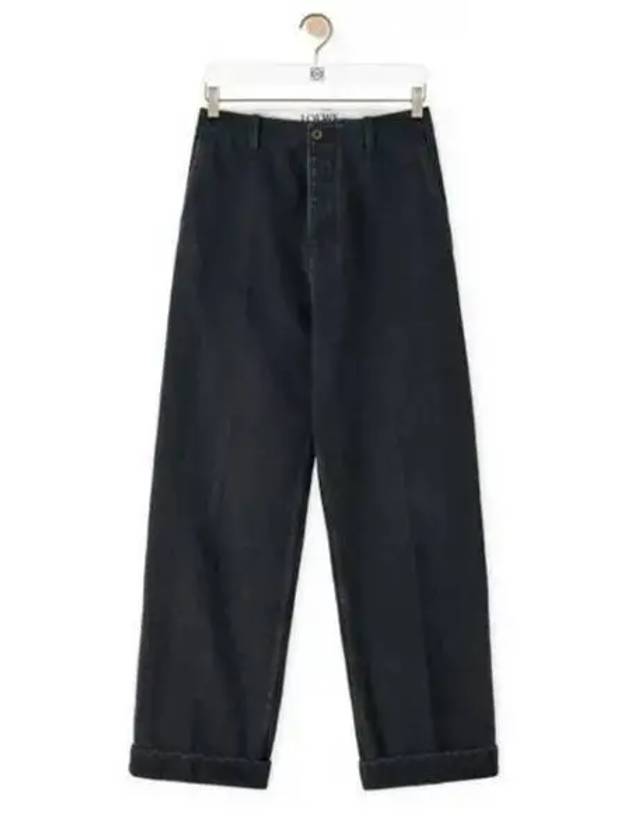 Cotton Baggy Jeans Black - LOEWE - BALAAN 2