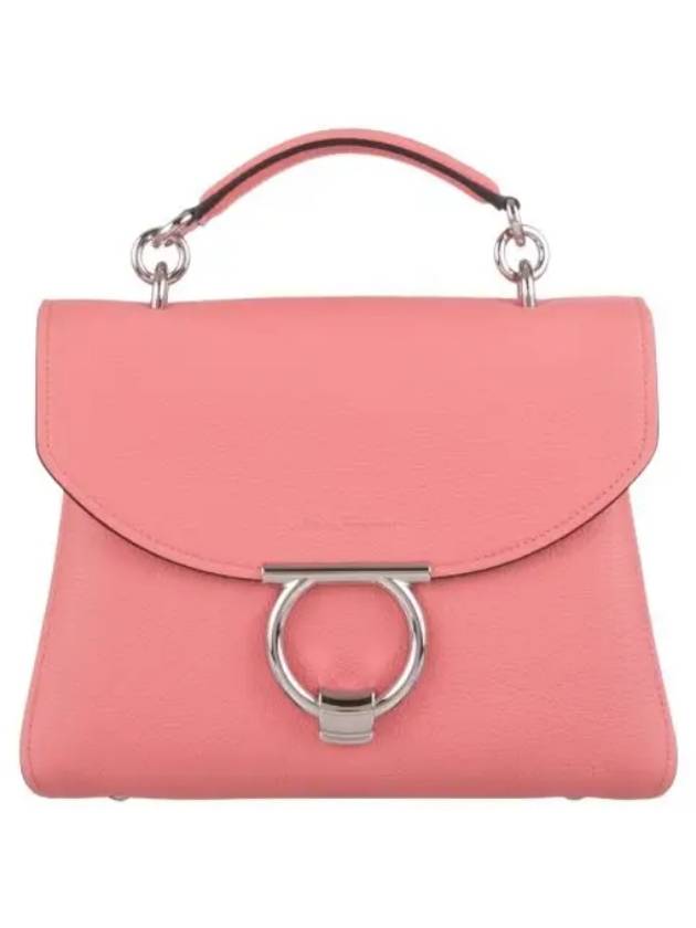 Gancini Small Tote Bag Pink - SALVATORE FERRAGAMO - BALAAN 1