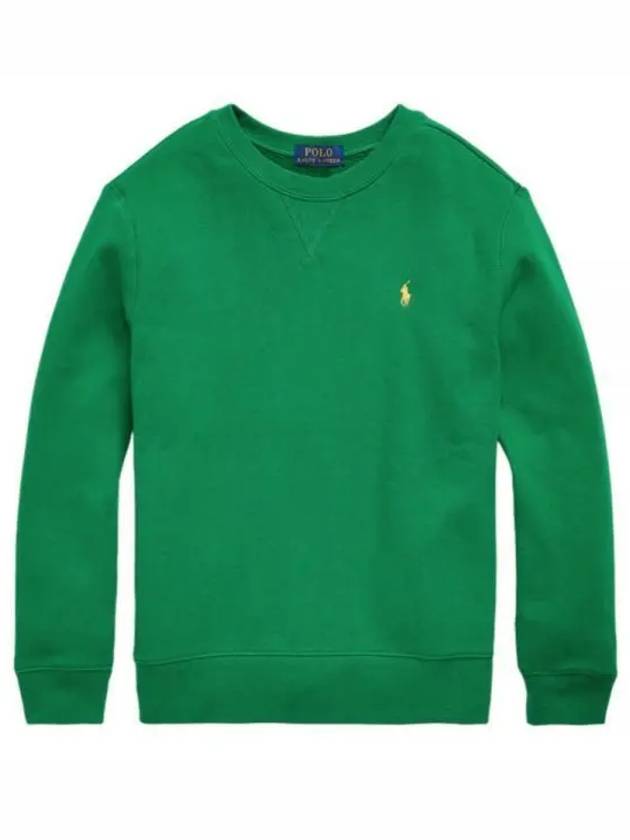 Embroidered Logo Pony Crew Neck Sweatshirt Green - POLO RALPH LAUREN - BALAAN 2