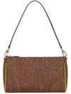 Paisley Small Shoulder Bag Brown - ETRO - BALAAN 1