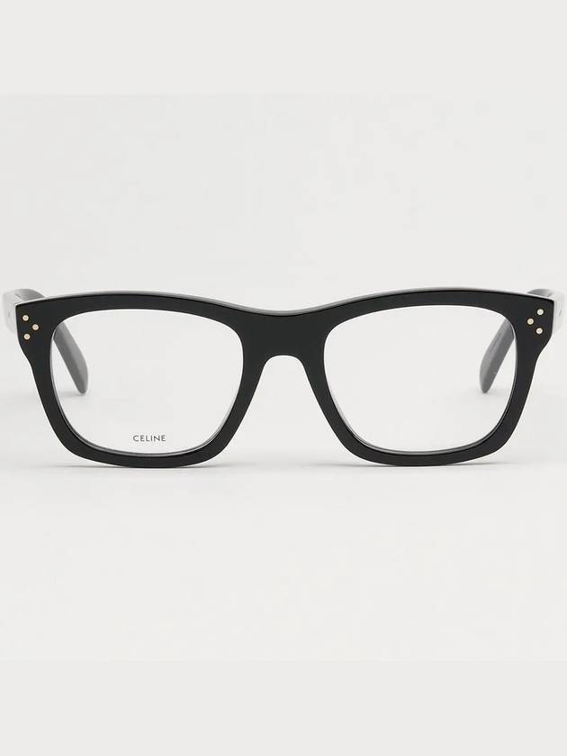 Glasses Frame CL50079I 001 Square Acetate Men Women - CELINE - BALAAN 4