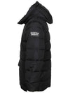 Men's Bixio Logo Hooded Quilted Padding Black - DUVETICA - BALAAN 4