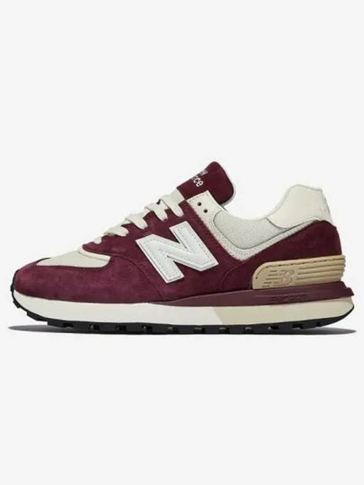 574 Legacy Low Top Sneakers Burgundy Angora - NEW BALANCE - BALAAN 2