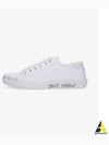 Malibu Logo Low Top Sneakers White - SAINT LAURENT - BALAAN 2