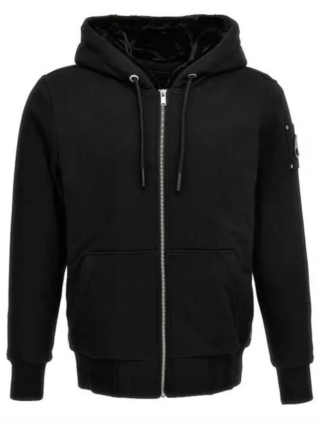 Classic Bunny Zip Up Hoodie Black Lining Black - MOOSE KNUCKLES - BALAAN 2