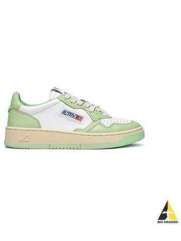 Medalist Women s Goat Low Sneakers Light Green AULM WB24 - AUTRY - BALAAN 1