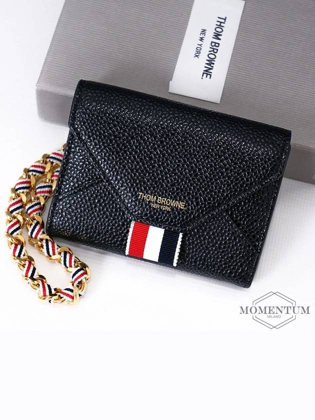 Unvelop Chain Card Wallet FAC038A - THOM BROWNE - BALAAN 1