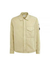 Chrome-R Zip-Up Over Long Sleeve Shirt Beige - CP COMPANY - BALAAN 2