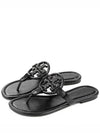 Women's Miller Leather Flip Flops Black - TORY BURCH - BALAAN 2