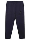 Diagonal Raised Fleece Lens Wappen Track Pants Navy - CP COMPANY - BALAAN 1